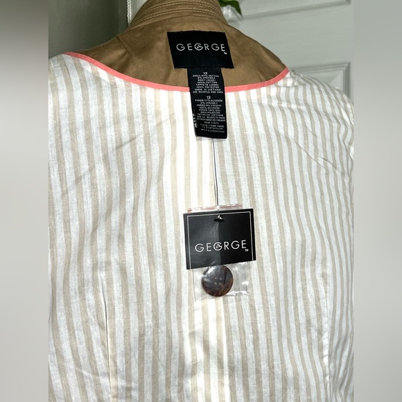 💫NWT Vintage Khaki utility - cargo style Jacket cotton jacket - Picture 6 of 12